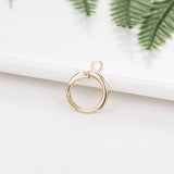 10PCS 14k Round Earring Clasps Hooks DIY Jewelry Making Supplies