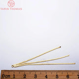 24K Plated Brass Chain Tassel Charms Diy Jewelry Findings