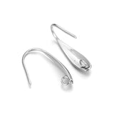 50pcs 316 Stainless Steel Ear Wire Hooks Earrings Findings DIY Jewelry Making