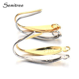 50pcs 316 Stainless Steel Ear Wire Hooks Earrings Findings DIY Jewelry Making