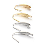 50pcs 316 Stainless Steel Ear Wire Hooks Earrings Findings DIY Jewelry Making