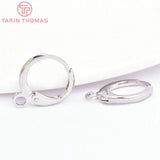 20PCS 12x14MM 24K Plated Earring Hoop DIY Jewelry Finding