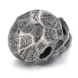 4pcs Scary Skull Head Beads for Bracelet Stainless Steel Charms DIY Jewelry