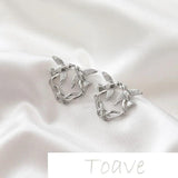14K Gold-Plated Vintage Bird Earrings - Silver Needle DIY Jewelry Material