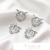 14K Gold-Plated Vintage Bird Earrings - Silver Needle DIY Jewelry Material