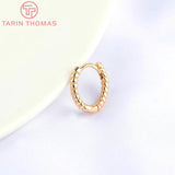13MM Brass Hemp Rope Earrings 24k DIY Jewelry Findings