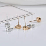 14k Plated Earring DIY Material Thickened Round Band Hanging