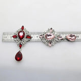5pcs Alloy Brooch Accessories Crystal Jewelry Box Wedding Invitation