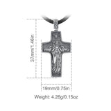 Eudora Cross Necklace Sterling Silver Pendant Vintage For Men Women
