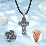 Eudora Cross Necklace Sterling Silver Pendant Vintage For Men Women