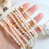 Romantic Baroque Freshwater Pearl Beaded Necklace for Women