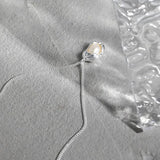 925 Silver Pearl Shell Pendant Long Chain Necklace for Women