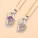 925 Silver Heart Necklace for Her
