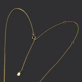 Kikichicc 925 Silver Letter A Crystal Necklace