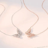 S925 Butterfly Lady Necklace Temperament Clavicle Chain