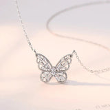 S925 Butterfly Lady Necklace Temperament Clavicle Chain