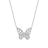S925 Butterfly Lady Necklace Temperament Clavicle Chain