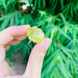 Natural Amber Necklace Pendant Flower Gemstone Women High Jewelry