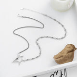 925 Sterling Silver Pendant Necklace, Retro Choker Punk