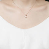 925 Silver Natural Pearl Pendant Necklace Engagement Jewelry