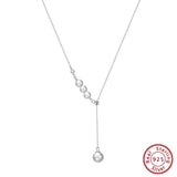 Baroque Pearl Necklace w/ Sterling Silver Pendant