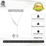 Baroque Pearl Necklace w/ Sterling Silver Pendant