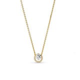 Mother's S925 Sterling Silver O Pendant Necklace Women's Holiday