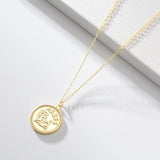 Zodiac Constellation Necklace Astrology Pendant 925 Sterling Silver