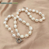 Baroque Pearl Choker Necklace Women Elegant Jewelry for Special Occasions