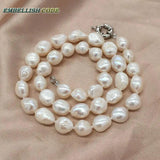 Baroque Pearl Choker Necklace Women Elegant Jewelry for Special Occasions