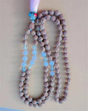 8mm Rudraksha 108 Beads Tassel Necklace Bracelet