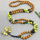 8mm Natural Rose Quartz Lapis Lazuli Beads Necklace Gift