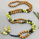 8mm Natural Rose Quartz Lapis Lazuli Beads Necklace Gift