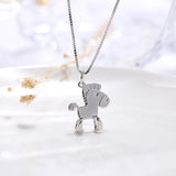 Little Horse Pendant S925 Sterling Silver Necklace for Women