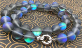 Gray Rainbow Moonstone Round Gems Necklace 6/8/10/12mm Natural