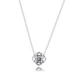 Timeless Rose Petals Girl Collier Necklace for Women