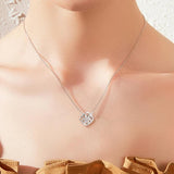 Timeless Rose Petals Girl Collier Necklace for Women