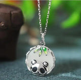 Panda Pendant Jewelry Set - S925 Sterling Silver Plated