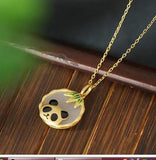 Panda Pendant Jewelry Set - S925 Sterling Silver Plated