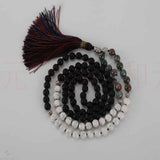 Turquoise Agate Beads Necklace - Buddhism Emotional Chain Cuff