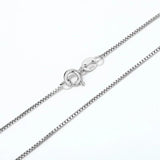 925 Silver Necklace Chain 400MM+50MM Snake Chain Plated For Pendant