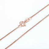 925 Silver Necklace Chain 400MM+50MM Snake Chain Plated For Pendant