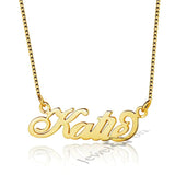 Personalized 925 Silver Name Necklace Anniversary Gift Women