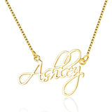 925 Sterling Silver Tiny Name Necklace Pendant for Women