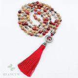 Egg Yolk Beads Tassel Necklace Bracelet for Spirituality