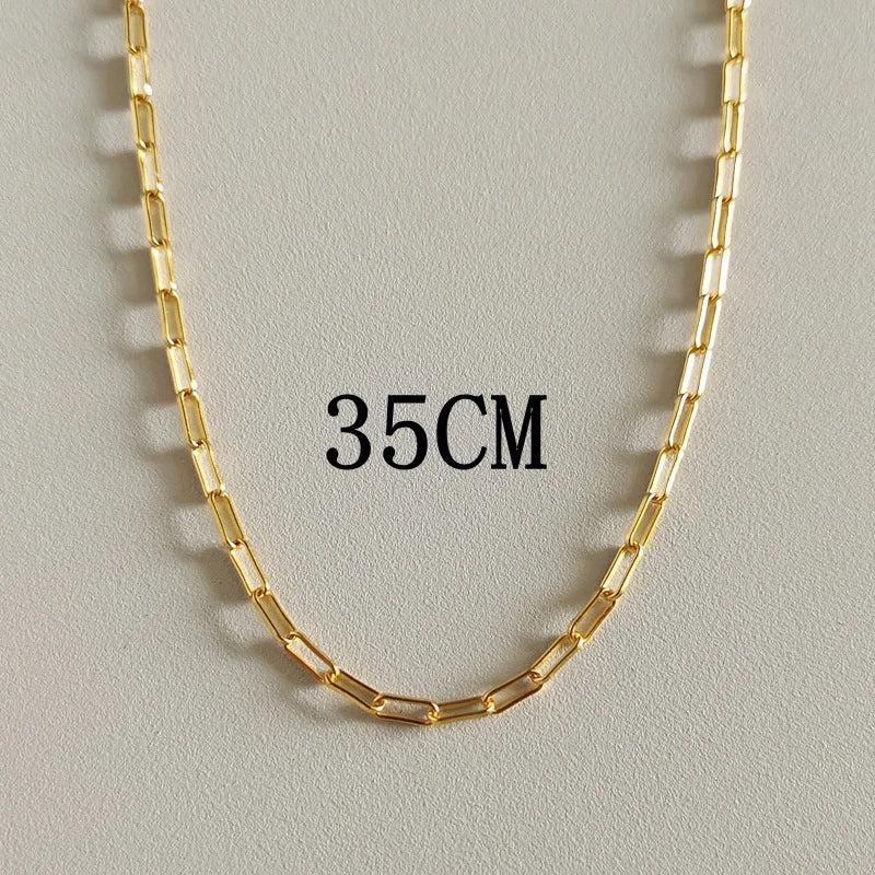 925 Silver Wide Chain Choker Necklace for Women