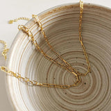 925 Silver Wide Chain Choker Necklace for Women