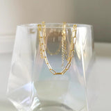 925 Silver Wide Chain Choker Necklace for Women