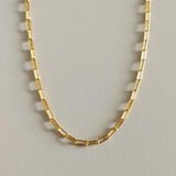 925 Silver Wide Chain Choker Necklace for Women