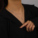 Vintage Lock Necklace Heart Pendant